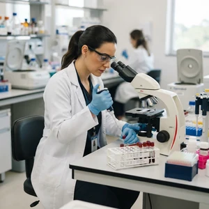 Análises Clínicas e Diagnóstico Laboratorial: capa do curso na educa