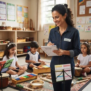 Educação Musical e Musicalização Escolar: capa do curso na educa