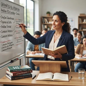 Ensino da Língua Portuguesa: capa do curso na educa